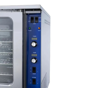 Dukers DCCOG2 Double Deck Full Size Gas Convection Oven 108,000 BTU, 115v