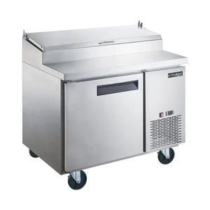 Dukers DPP44-6-S1, One Door 44-5/8" Pizza Prep Table Refrigerator, 6 Pans, 115v