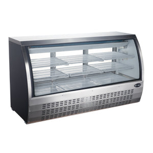 SABA SCGG-82, 82" Curved Glass Refrigerated Deli Case