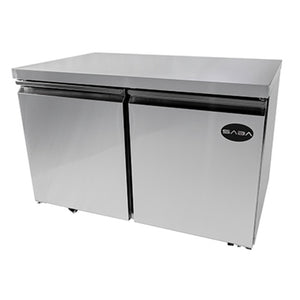 SABA SUC-48R, Two Door 48" Undercounter Refrigerator, 12 cu.ft.
