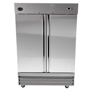 SABA S-47F, Two Door Reach-In Freezer, S/S Interior & Exterior, 47 cu.ft.