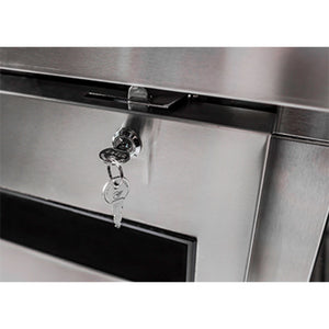 SABA SBB-24-48SS, Two Door 48" Refrigerated Back Bar Cooler, Stainless Swing Door