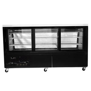 SABA SCGG-82, 82" Curved Glass Refrigerated Deli Case