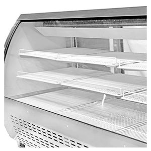 SABA SCGG-82, 82" Curved Glass Refrigerated Deli Case