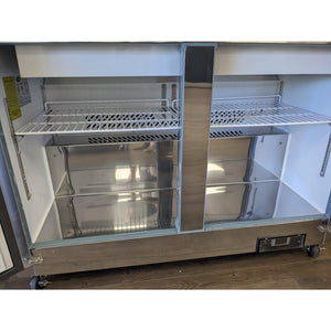 Valpro VP48SM-HC, Two Door 48" Salad/Sandwich Prep Table Refrigerator (Mega Top)