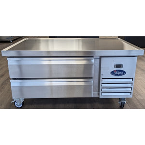 Valpro VPCB-50 Base de chef refrigerada de 50" con dos cajones