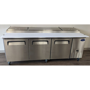 Valpro VPP94-HC, Three Door 94" Pizza Prep Table Refrigerator