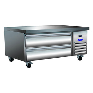 Valpro VPCB-50 Base de chef refrigerada de 50" con dos cajones