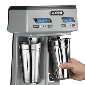 Waring WDM240TX Countertop Drink Mixer with 2 Spindles & 3 Speeds, 120v