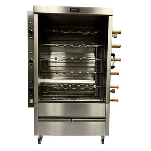 AMPTO FRE6VE Chicken Rotisserie Oven, 30 Chicken Capacity, Electric