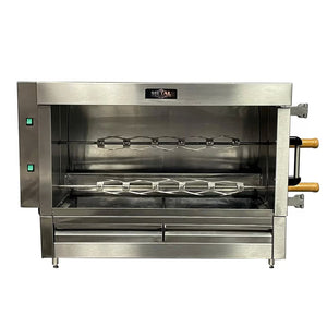 AMPTO FRG2VE Chicken Rotisserie Oven, 10 Chicken Capacity, Gas