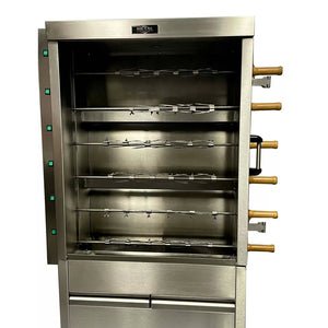AMPTO FRG6VE Chicken Rotisserie Oven, 30 Chicken Capacity, Gas