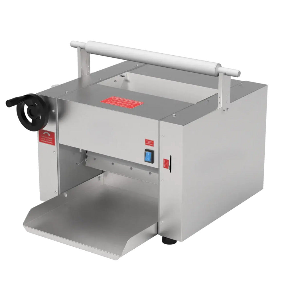 AMPTO CLM-390, Countertop Dough Roller &amp; Sheeter, 16'' Roll Width, 16 lbs Dough Capacity