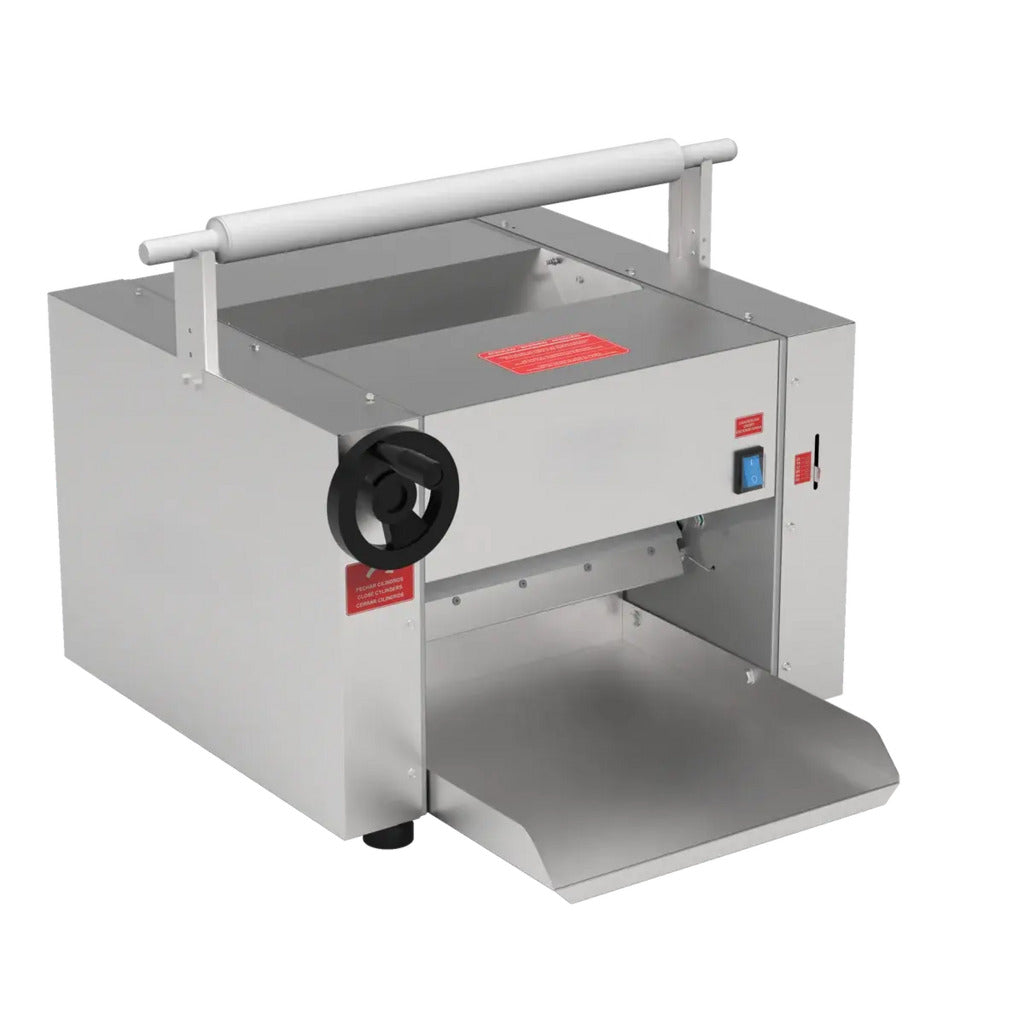 AMPTO CLM-390, Countertop Dough Roller &amp; Sheeter, 16'' Roll Width, 16 lbs Dough Capacity