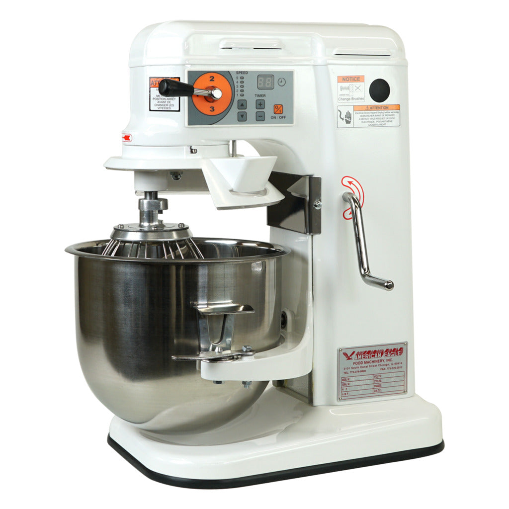 American Eagle AE-10DCA 15-Speed Planetary Mixer, Countertop w/ Accessories, 10 Quarts
