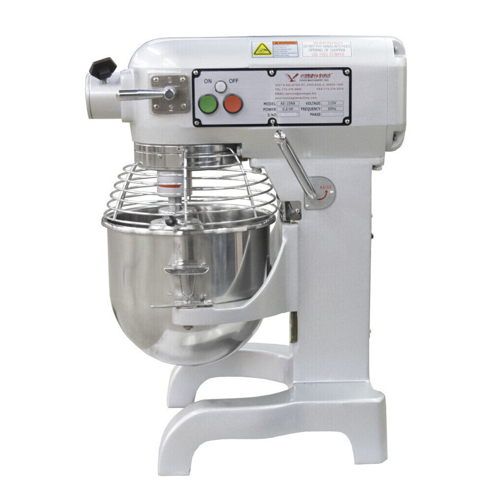 American Eagle AE-10NA 3-Speed Countertop Planetary Mixer, 10 Quart