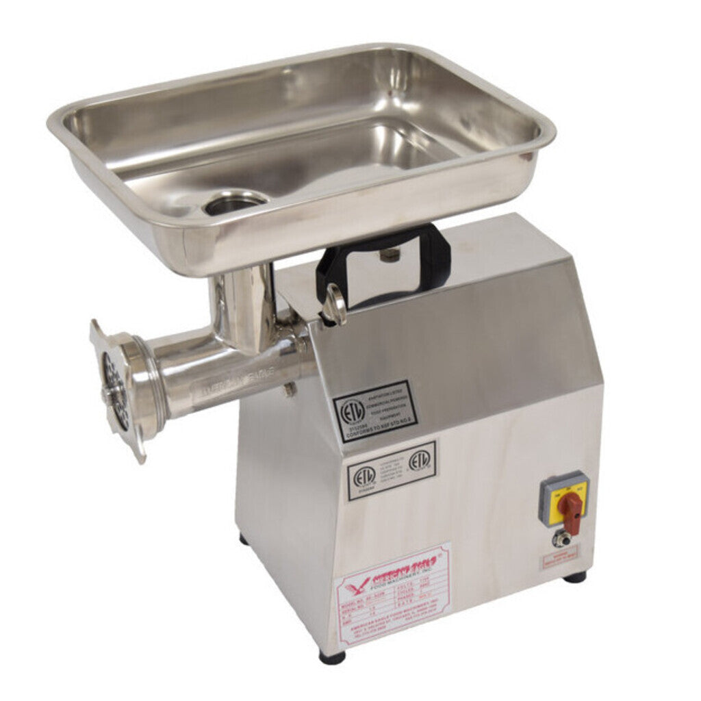 American Eagle AE-G22N Electric Meat Grinder, #12 Hub, 1.5 HP