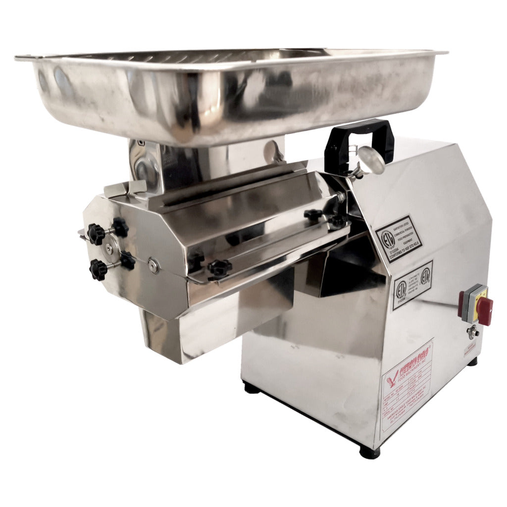 American Eagle AE-GMC22N-1 Countertop Electric Meat Cutter Kit, 1&quot; Strips