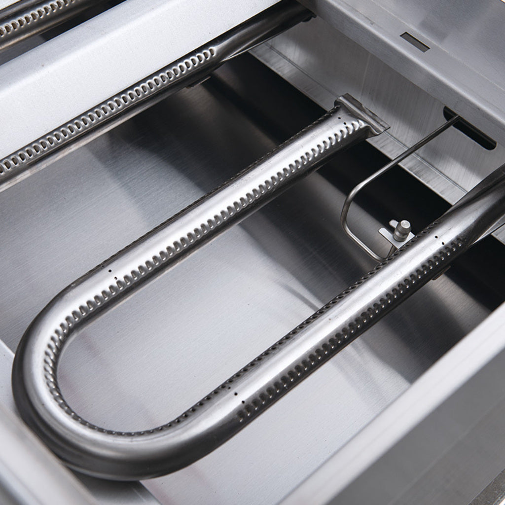 Dukers DCCB24 - Parrilla a gas para mostrador, servicio pesado, 24&quot; Dimensiones: 24&quot; x 28-3/4&quot; x 15-3/8&quot;