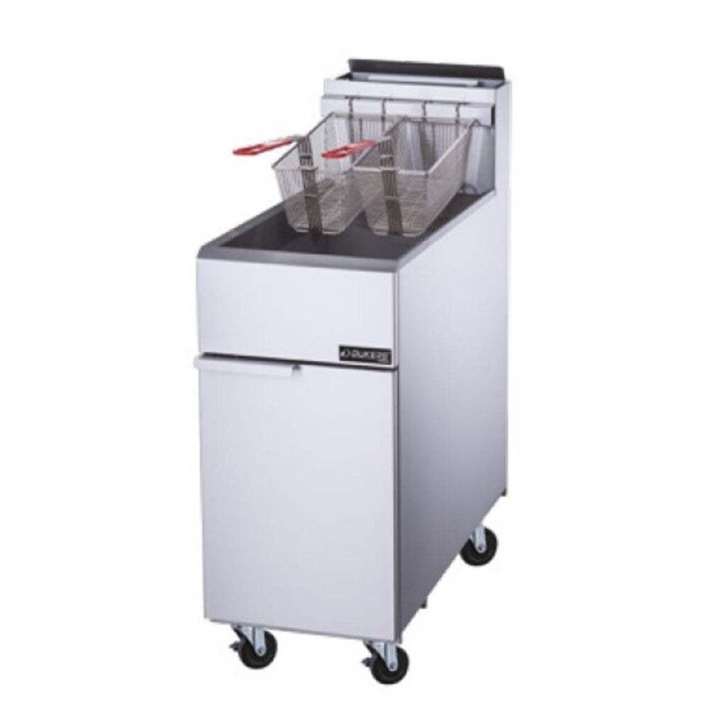 Dukers DCF3-LPG Gas Fryer, Three Tube Burner, Liquid Propane, 90,000 BTU, 40 lb. Capacity