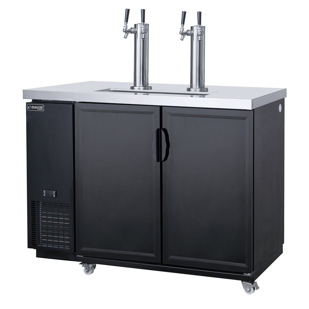 Dukers DKB48-M2, Kegerator de 48&quot;, puerta sólida (puerta con bisagras) Dimensiones: 49-¼&quot; x 27&quot; x 35&quot;