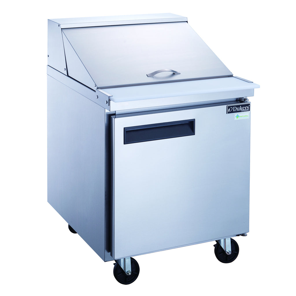 Dukers DSP29-12M-S1, One Door 29&quot; Salad/Sandwich Prep Table Refrigerator (Mega Top)