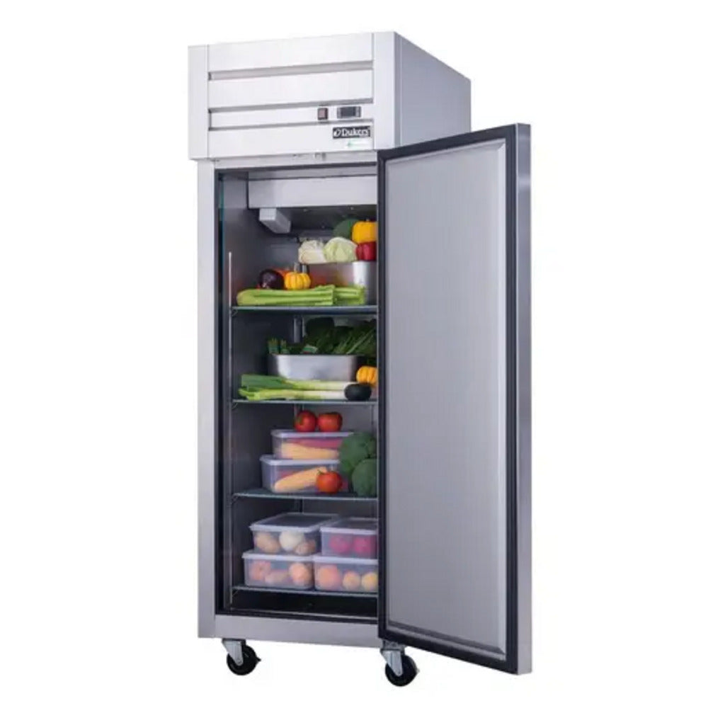 Dukers D28R, montaje inferior (1) refrigerador de una puerta, dimensiones: 27-1/2&quot; x 32-5/8&quot; x 80-3/8&quot;