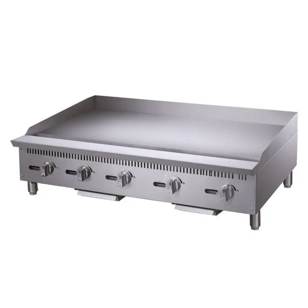 Dukers DCGM60 60&quot; Countertop Gas Griddle w/ 5 Burners