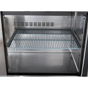 Dukers DPP44-6-S1, One Door 44-5/8" Pizza Prep Table Refrigerator, 6 Pans, 115v