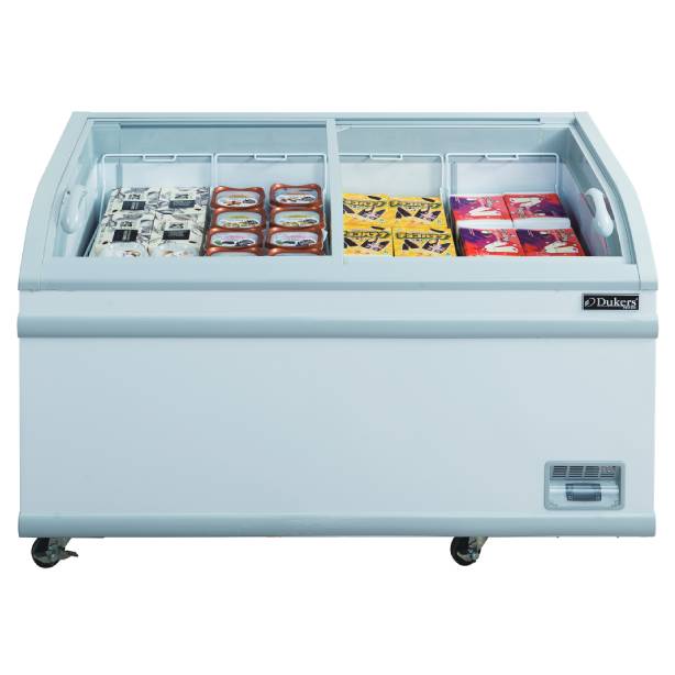 Congelador comercial Dukers WD-700Y de 80 pulgadas, color blanco