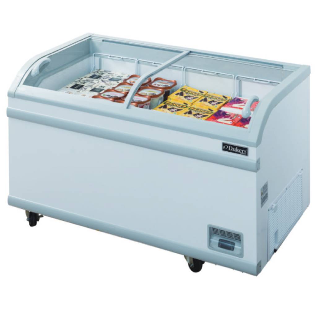 Congelador comercial Dukers WD-700Y de 80 pulgadas, color blanco