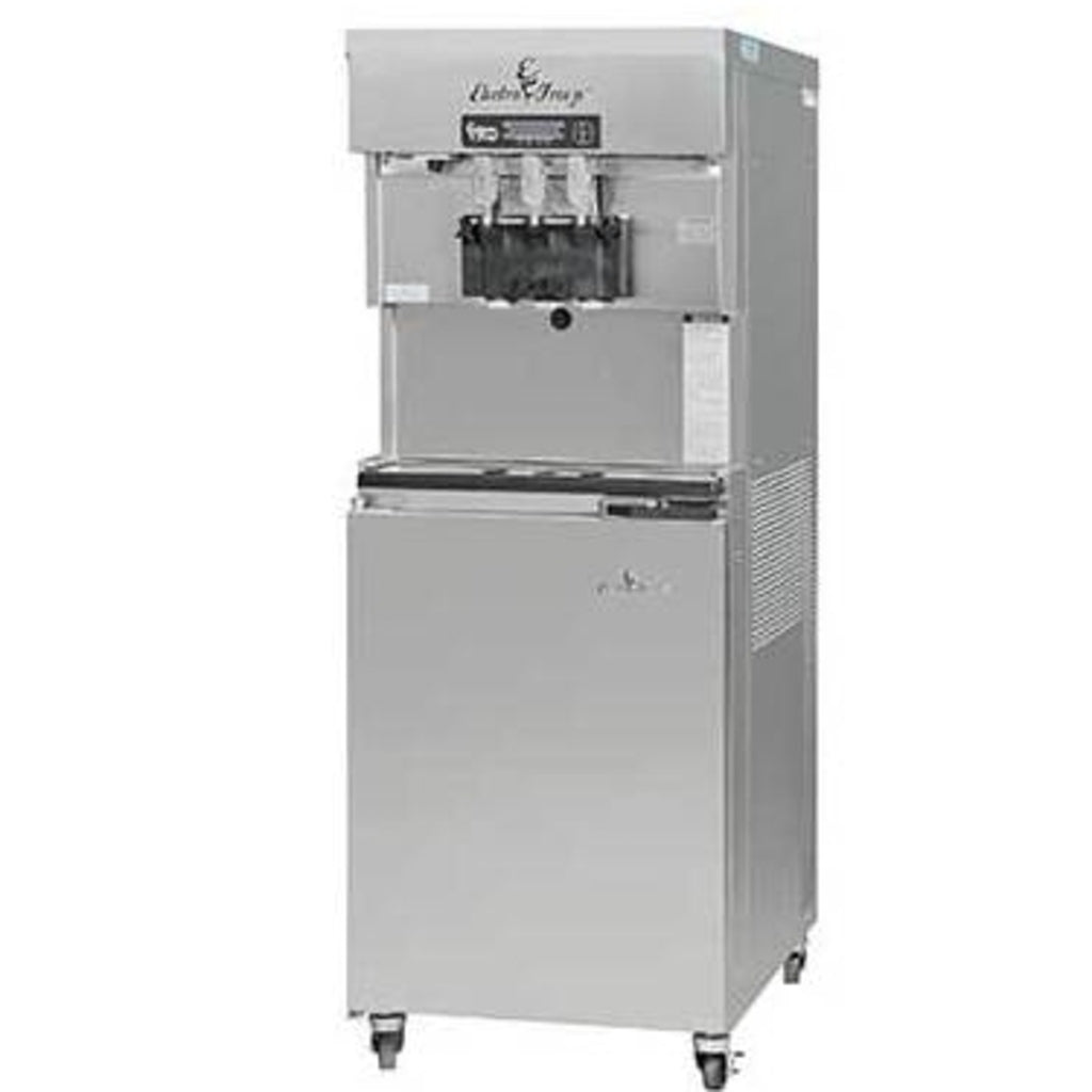 Electro Freeze GES-5099 Floor Model Pressurized Soft Serve Freezer w/Two 20 Quart Mix Hoppers