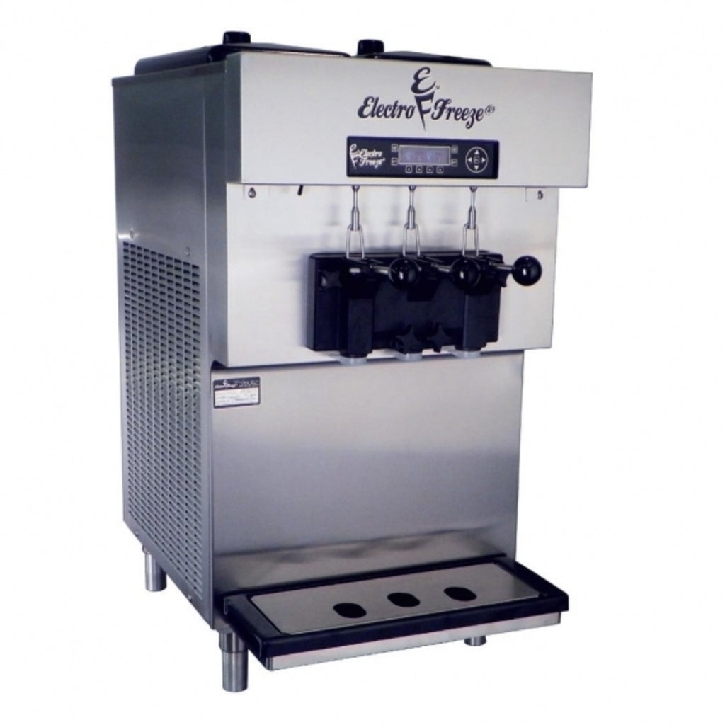 Electro Freeze SLX400C Countertop Two Flavor Soft Serve Freezer w/Two 12 Quart Mix Hoppers