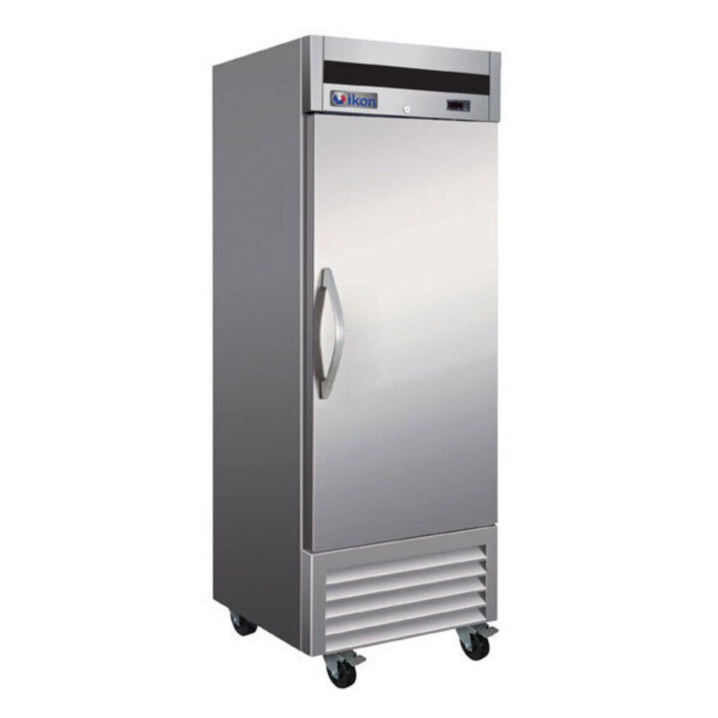 Ikon Refrigeration IB19R, Bottom Mount 27" One Solid Door Reach In Refrigerator, 19 cu.ft.