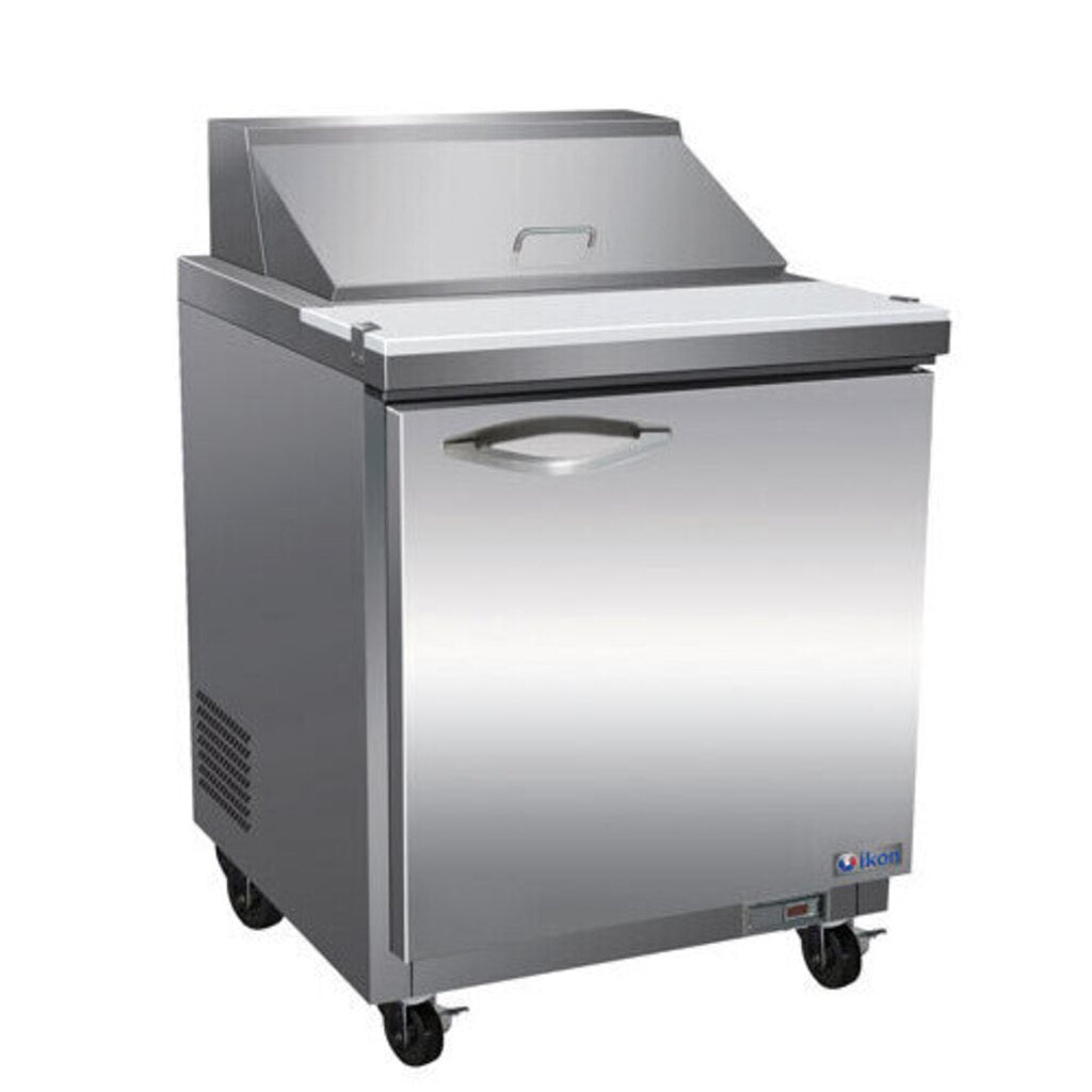 Ikon Refrigeration ISP29, One Door 29&quot; Salad/Sandwich Prep Table Refrigerator (Standard Top)