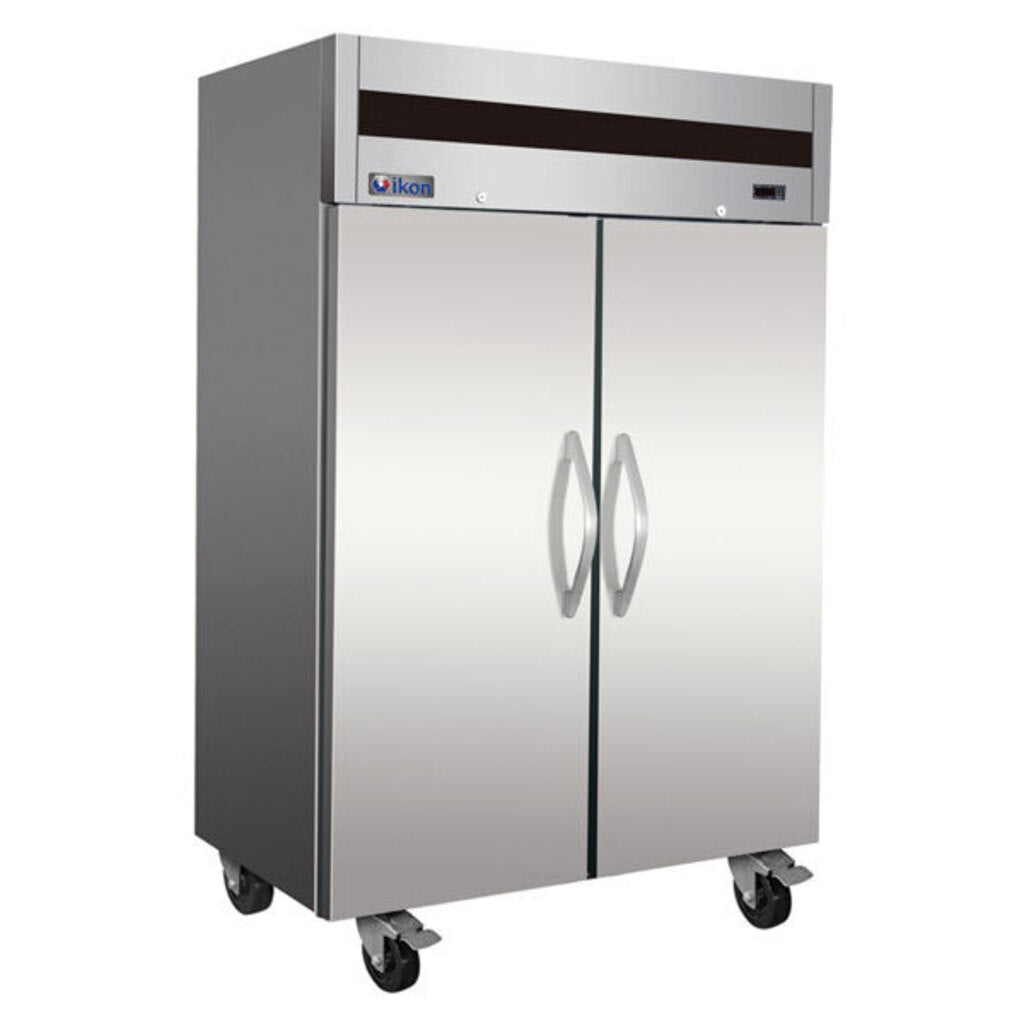 Ikon Refrigeration IT56R, Top Mount 54&quot; Two Solid Door Reach In Refrigerator, 49 cu.ft.