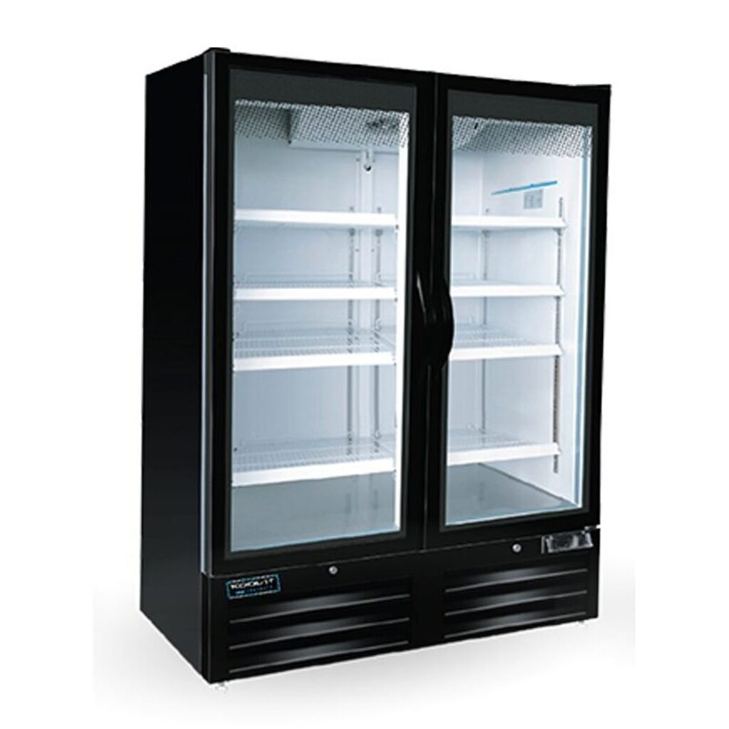 Kool-It Infinity KINGDR52-HC, Two Glass Swinging Door Merchandiser Refrigerator, 49.3 cu ft, 115v