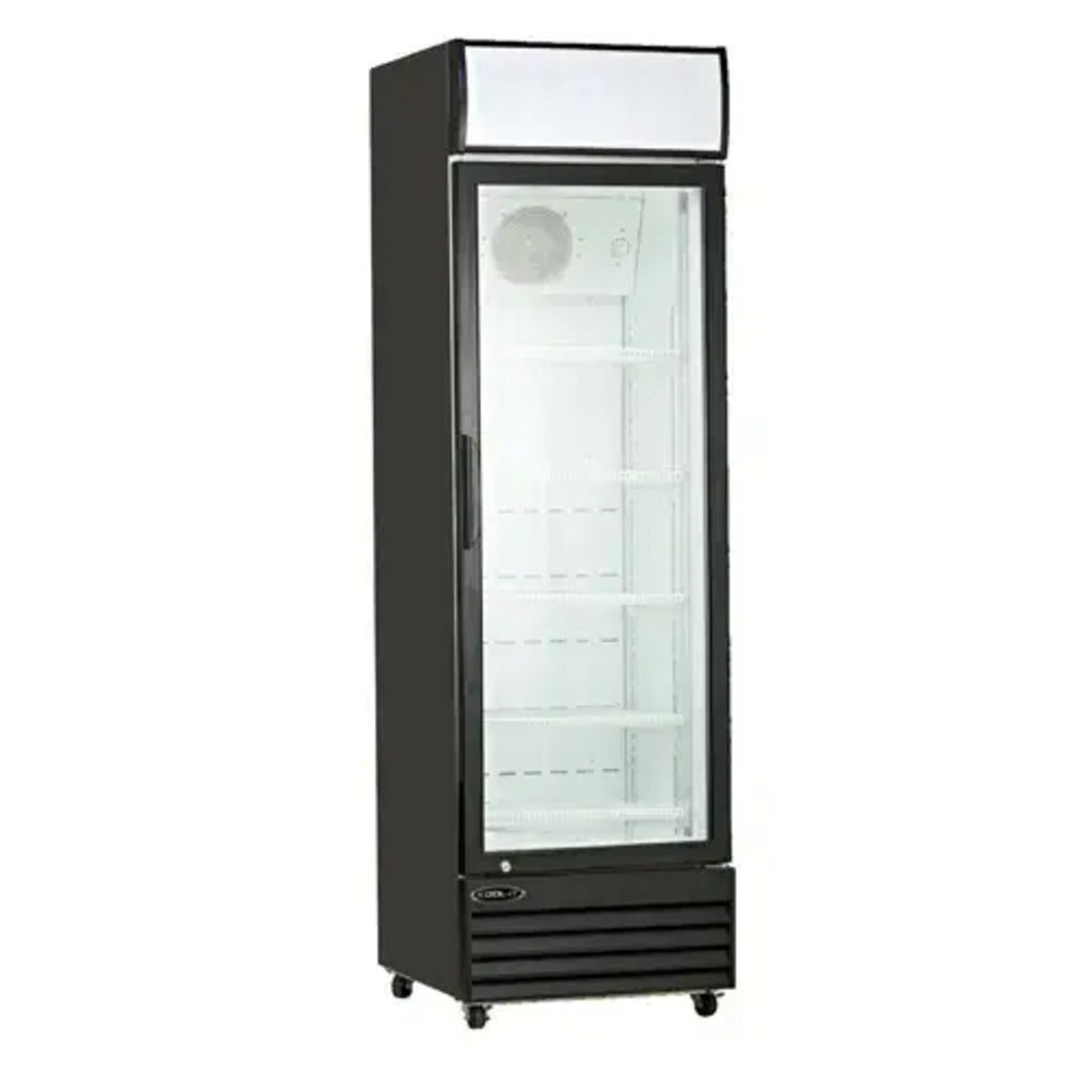 Kool-It KGM-13, Single Glass Door 22-7/10" Wide Merchandiser Refrigerator, 11.6 cu.ft.