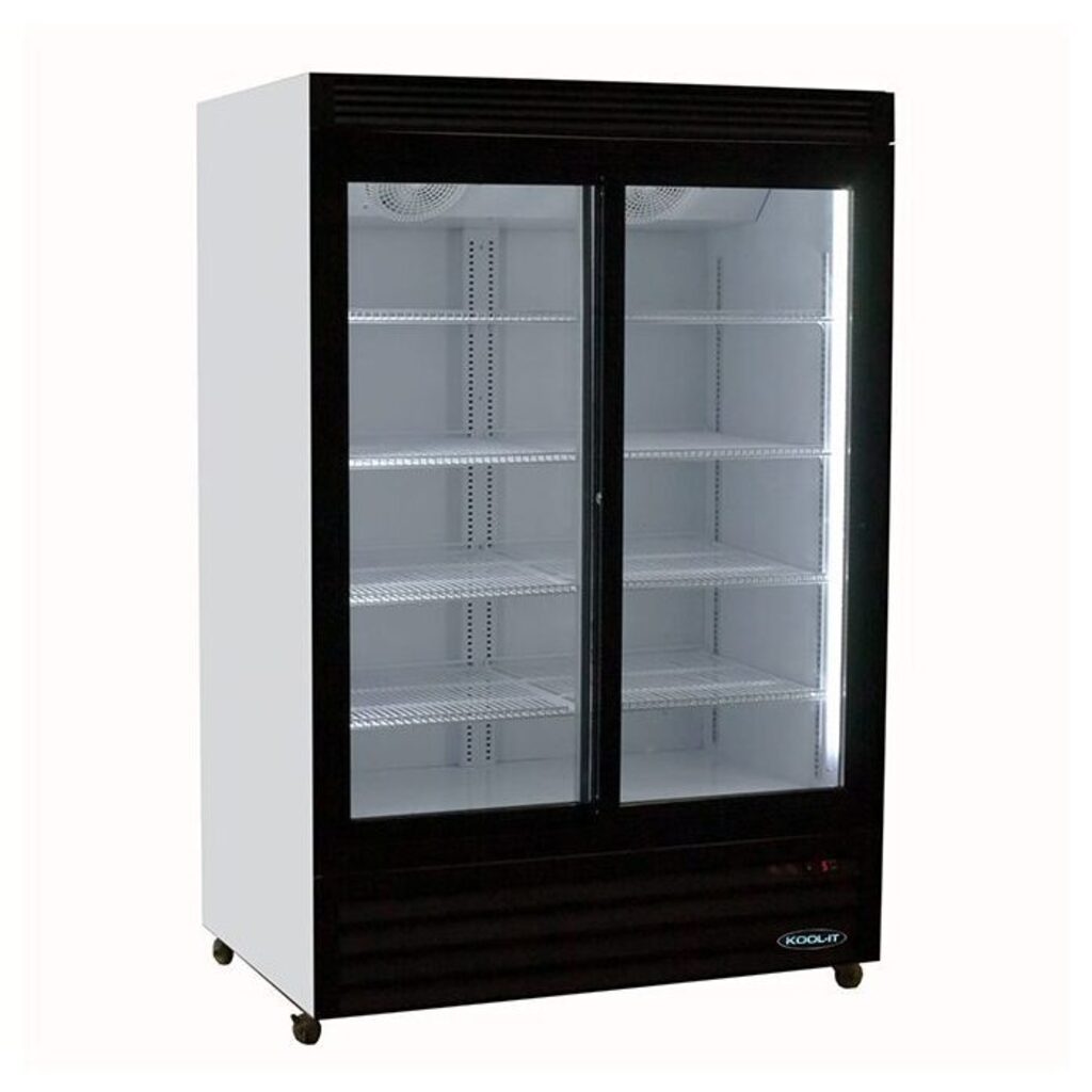 Kool-It KSM-40, Two Sliding Glass Door 47.5" Merchandiser Refrigerator, 37.8 cu.ft.