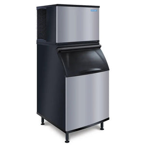 Koolaire KDT-0500A/K-570 515 lbs./day Full Cube Ice Machine w/Bin - 532 lb. Storage, Air Cooled, 115v