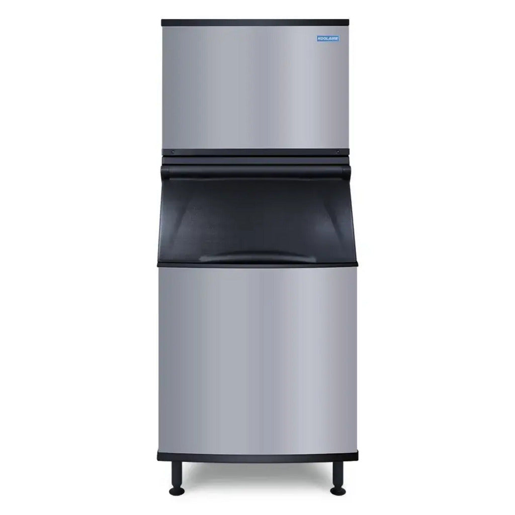 Koolaire KDT-0500A/K-570 515 lbs./day Full Cube Ice Machine w/Bin - 532 lb. Storage, Air Cooled, 115v