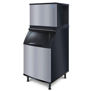 Koolaire KDT-0500A/K-570 515 lbs./day Full Cube Ice Machine w/Bin - 532 lb. Storage, Air Cooled, 115v