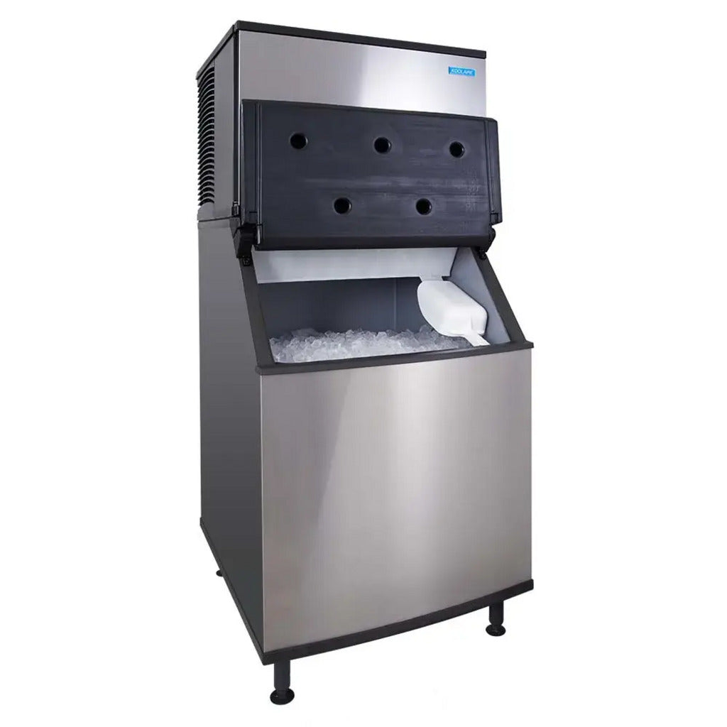 Koolaire KDT-0500A/K-570 515 lbs./day Full Cube Ice Machine w/Bin - 532 lb. Storage, Air Cooled, 115v
