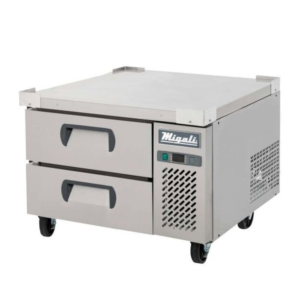 Migali C-CB48-HC, Refrigerador base Chef de dos cajones de 48&quot;