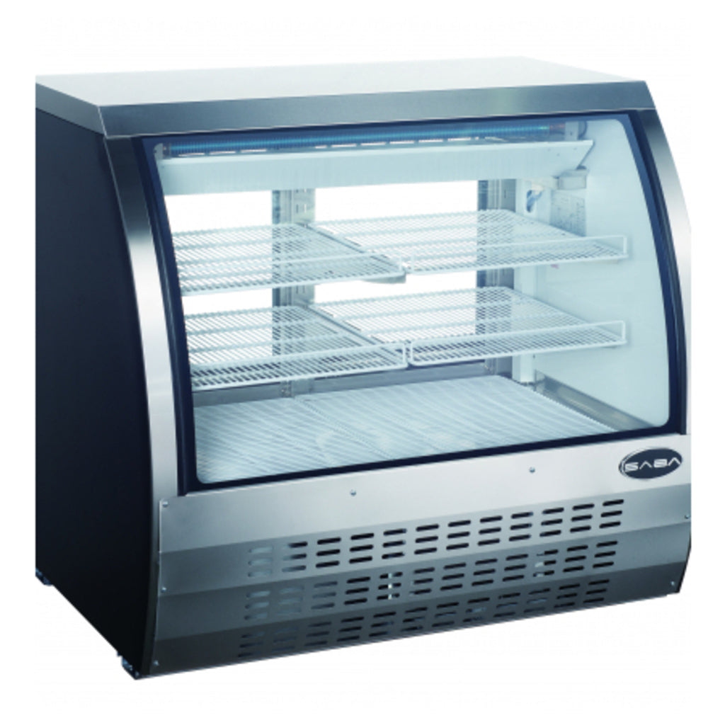 SABA SCGG-47, 47&quot; Curved Glass Refrigerated Deli Case