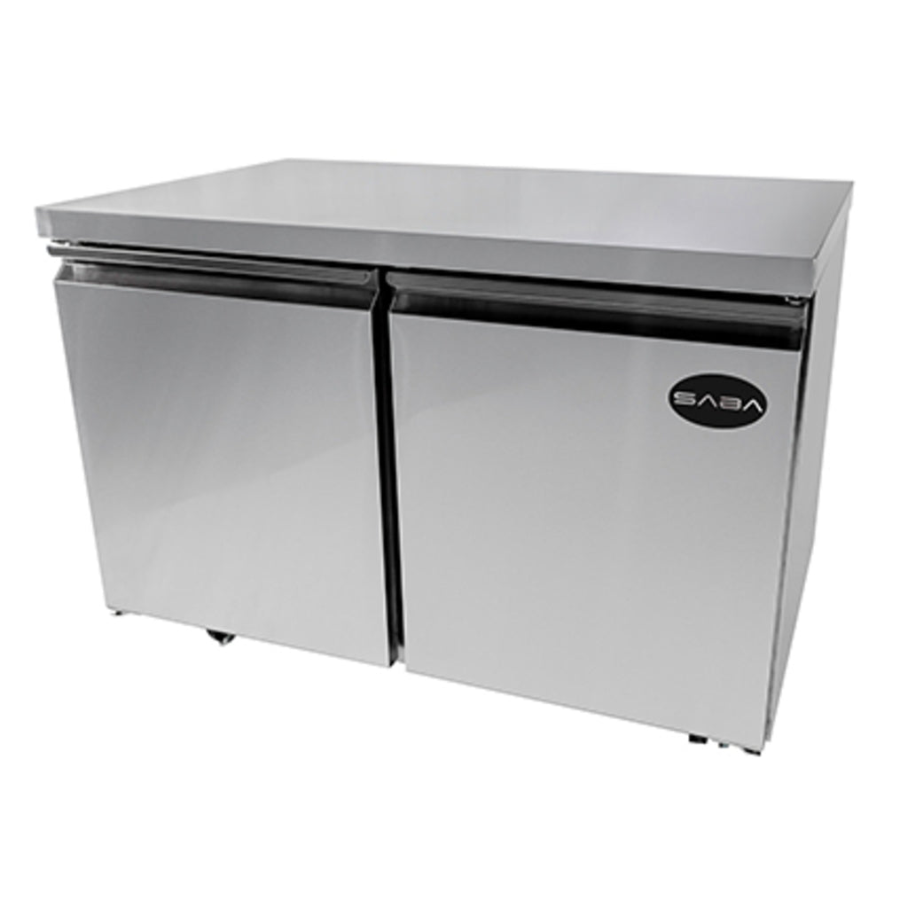 SABA SUC-48F, Two Door 48&quot; Undercounter Freezer, 12 cu.ft.