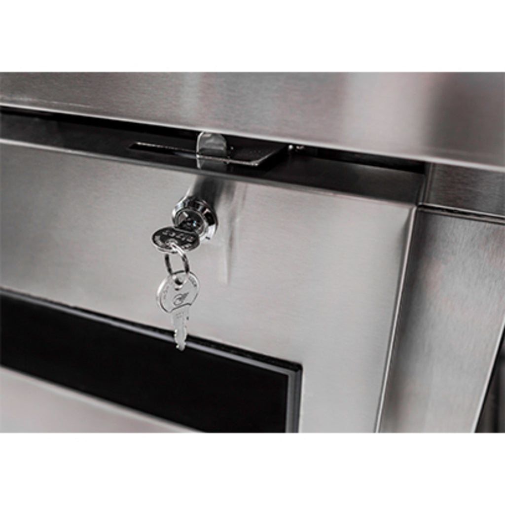 SABA SBB-24-48SS, Two Door 48&quot; Refrigerated Back Bar Cooler, Stainless Swing Door