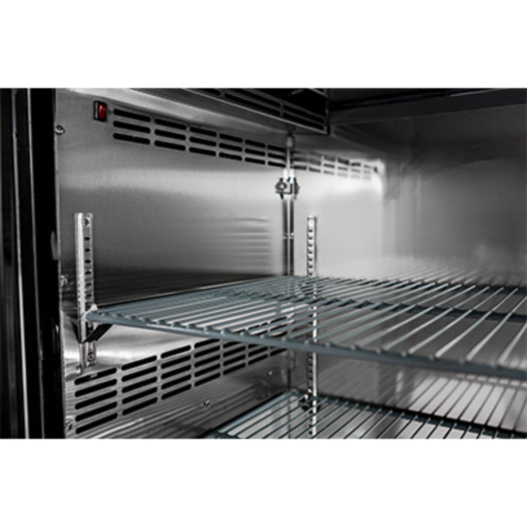 SABA SBB-24-60B, Two Door 60" Refrigerated Back Bar Cooler, Solid Swing Door
