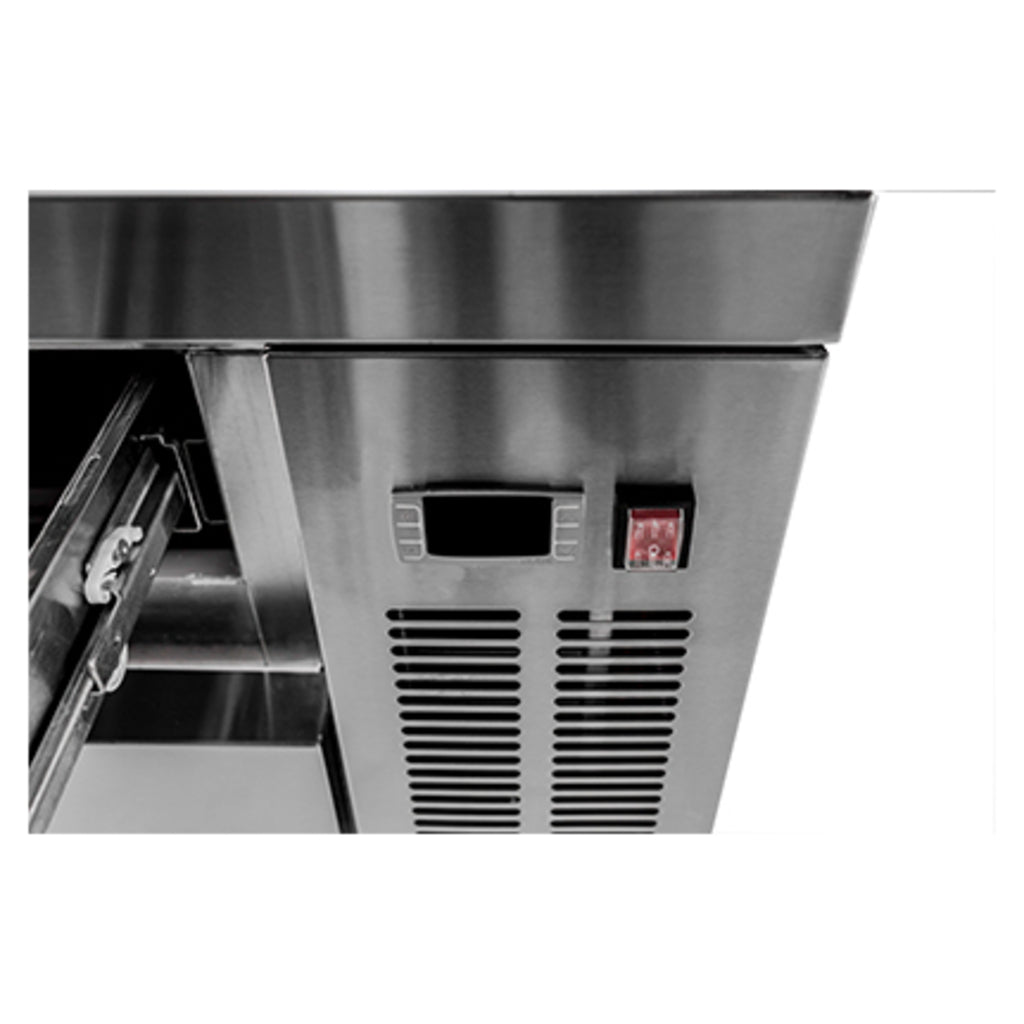 SABA SCB-36, 36.38" Stainless Steel 2 Drawers Chef Base Refrigerator, 115 Volts