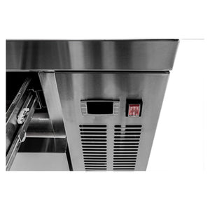 SABA SCB-36, 36.38" Stainless Steel 2 Drawers Chef Base Refrigerator, 115 Volts